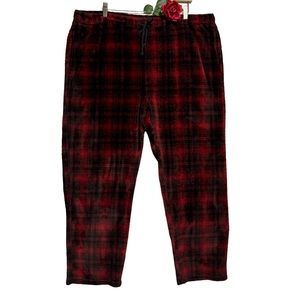 The American Outdoorsman fuzzy soft PJ Lounge pants buffalo plaid XXL EUC
